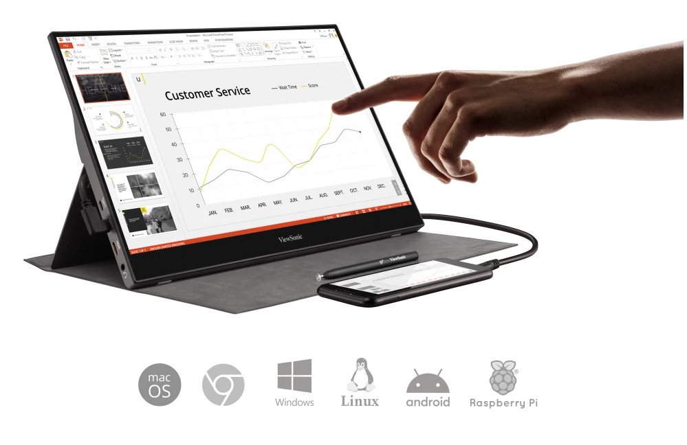 Monitor ViewSonic TD1655