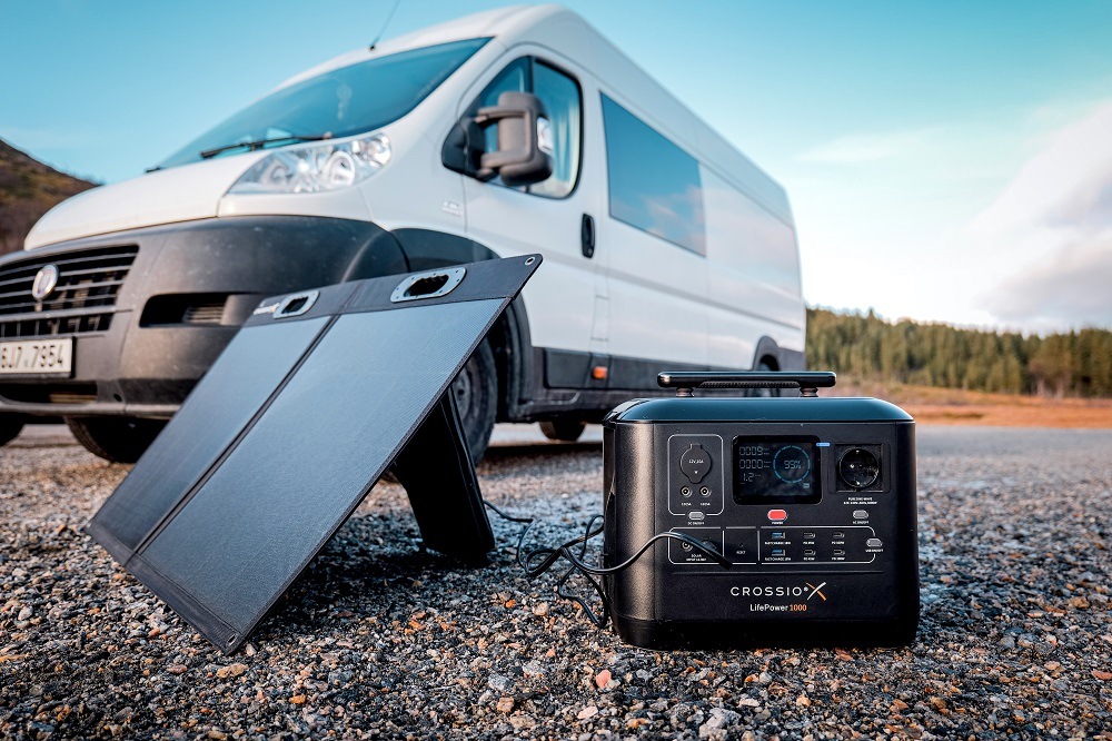 Nabíjecí stanice Crossio LifePower 1000 (1075,2 Wh) černá Nabíjecí stanice Crossio LifePower 1000 (1075,2 Wh) černá
