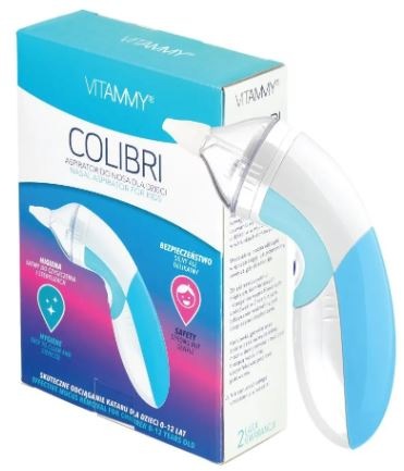 Nosní odsávačka VITAMMY COLIBRI bílá