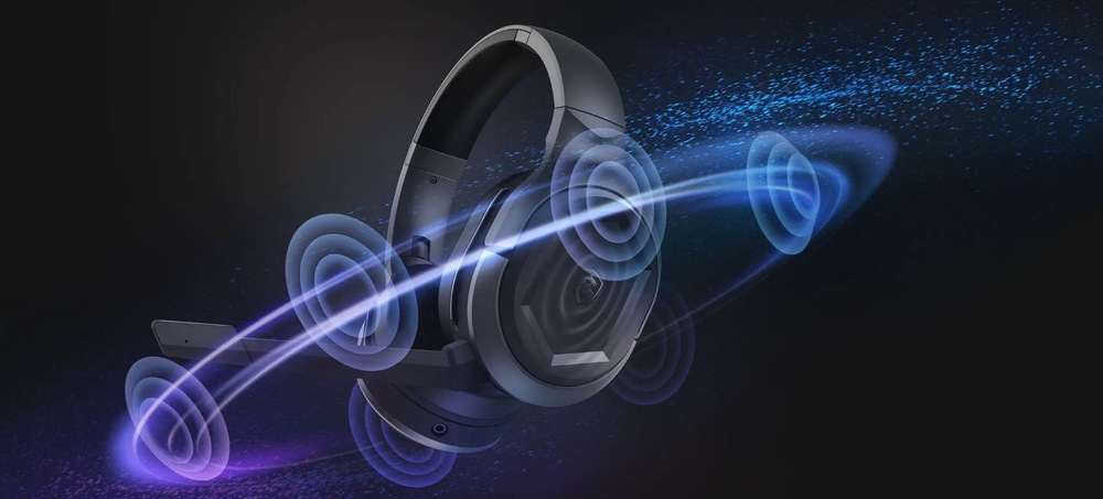 Headset MSI Immerse GH50 Wireless černý MSI IMMERSE GH50 Wireless