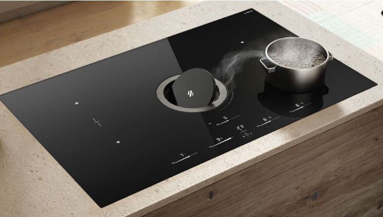 Indukční varná deska s odsáváním Elica NIKOLATESLA SWITCH GLOW BL/A/83 černá