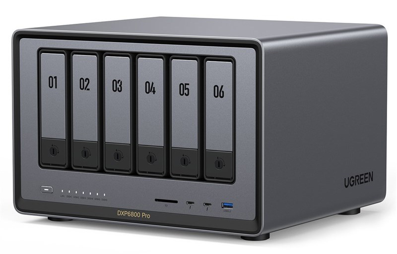 Datové úložiště (NAS) UGREEN NASync DXP6800 Pro šedé