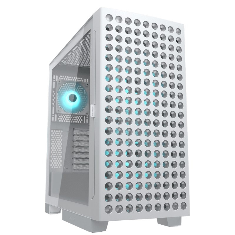 PC skříň Cougar AIRFACE ECO RGB v bílé barvě.