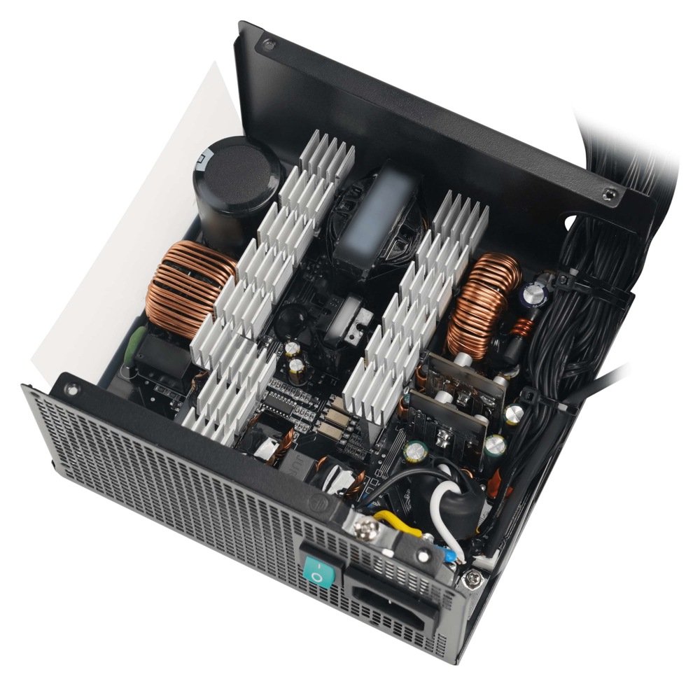 Zdroj DeepCool PL750-D 750W černý DeepCool PL750-D nabízí bohatou sadu konektorů