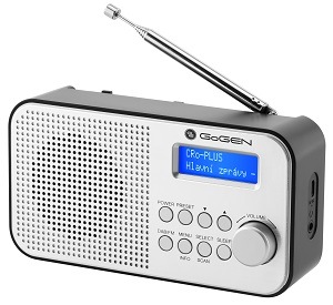 Radiopřijímač s DAB+ GoGEN DAB 300 N stříbrný