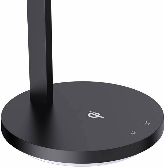 Stolní lampička IMMAX LED BEAM, Qi nabíjení 18W černá