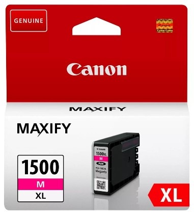 Inkoustová náplň Canon PGI-1500XL, 935 stran purpurová