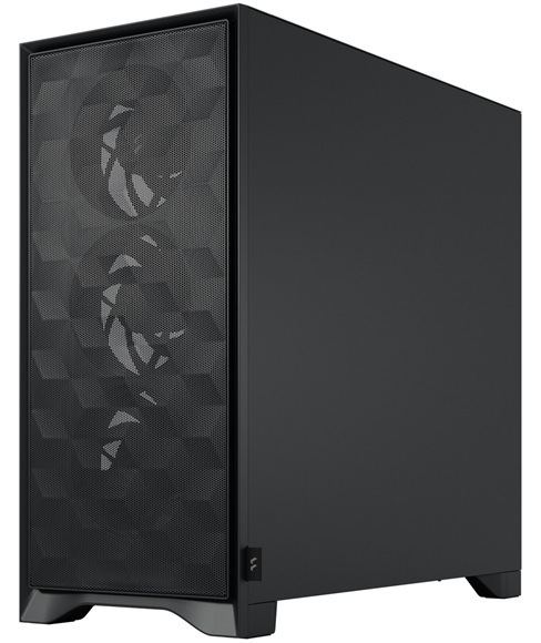 Case FRACTAL DESIGN Pop 2 Air Solid černá Detail obrázku PC skříně.