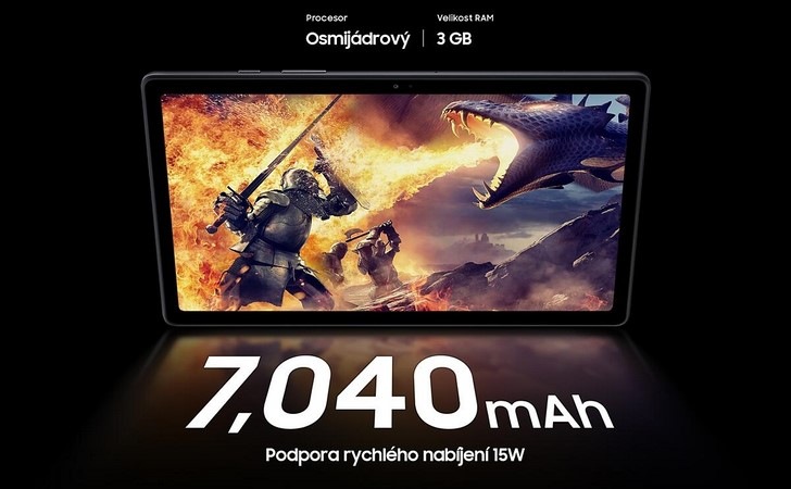 Dotykový tablet Samsung Galaxy Tab A7 šedý Dotykový tablet Samsung Galaxy Tab A7 šedý