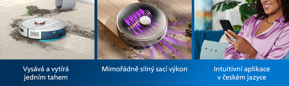 Robotický vysavač Philips Series 3000 XU3000/02 Philips Series 3000 XU3000/02