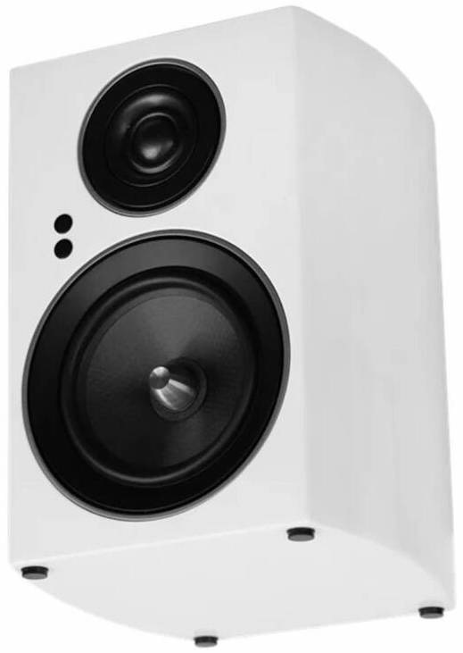 Reproduktory Jamo C707PA MKII (2 ks) bílá Šikmý pohled na reproduktor Jamo C707PA MKII v bílém provedení s kompaktní regálovou konstrukcí