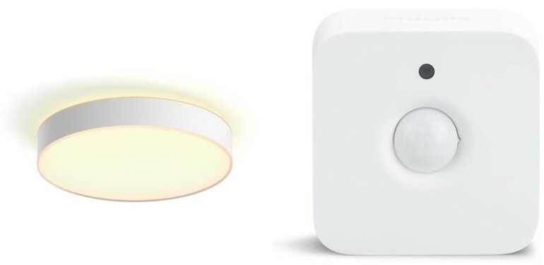 Philips Hue Devere L bílé stropní svítidlo s ovladačem a senzorem pohybu