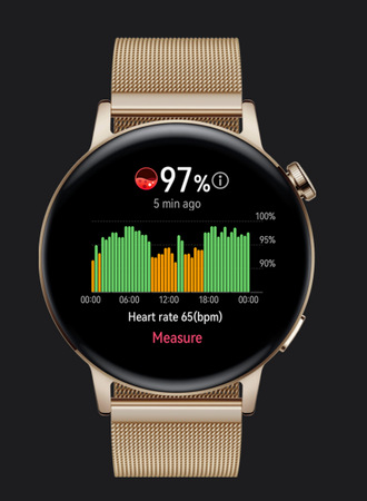Chytré hodinky Huawei Watch GT 3 42 mm (Elegant) - Light Gold + Light GoldMilanese Strap Chytré hodinky Huawei Watch GT 3 42 mm (Elegant) - Light Gold + Light GoldMilanese Strap
