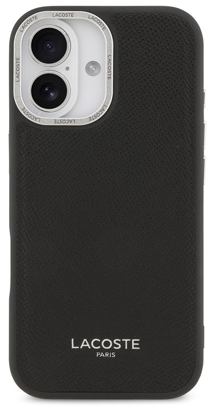 Kryt na mobil Lacoste, pro Apple iPhone 17, černá barva