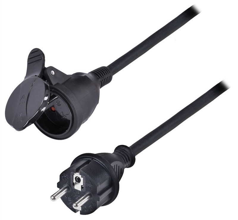 Prodlužovací kabel Solight o délce 10 m, kabel guma-neopren H07RN-F