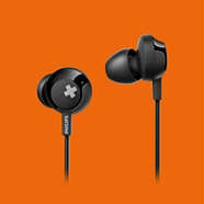 Sluchátka Philips SHE4305BK černá Vysoce stabilní
