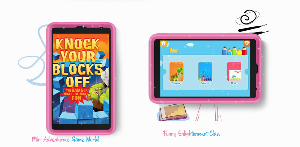 Dotykový tablet iGET Blackview TAB G6 Kids růžový Dotykový tablet iGET Blackview TAB G6 Kids růžový