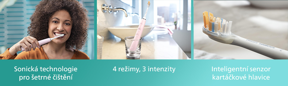 Zubní kartáček Philips Sonicare 9000 DiamondClean HX9911/21 růžový Zubní kartáček Philips Sonicare 9000 DiamondClean HX9911/21 růžový