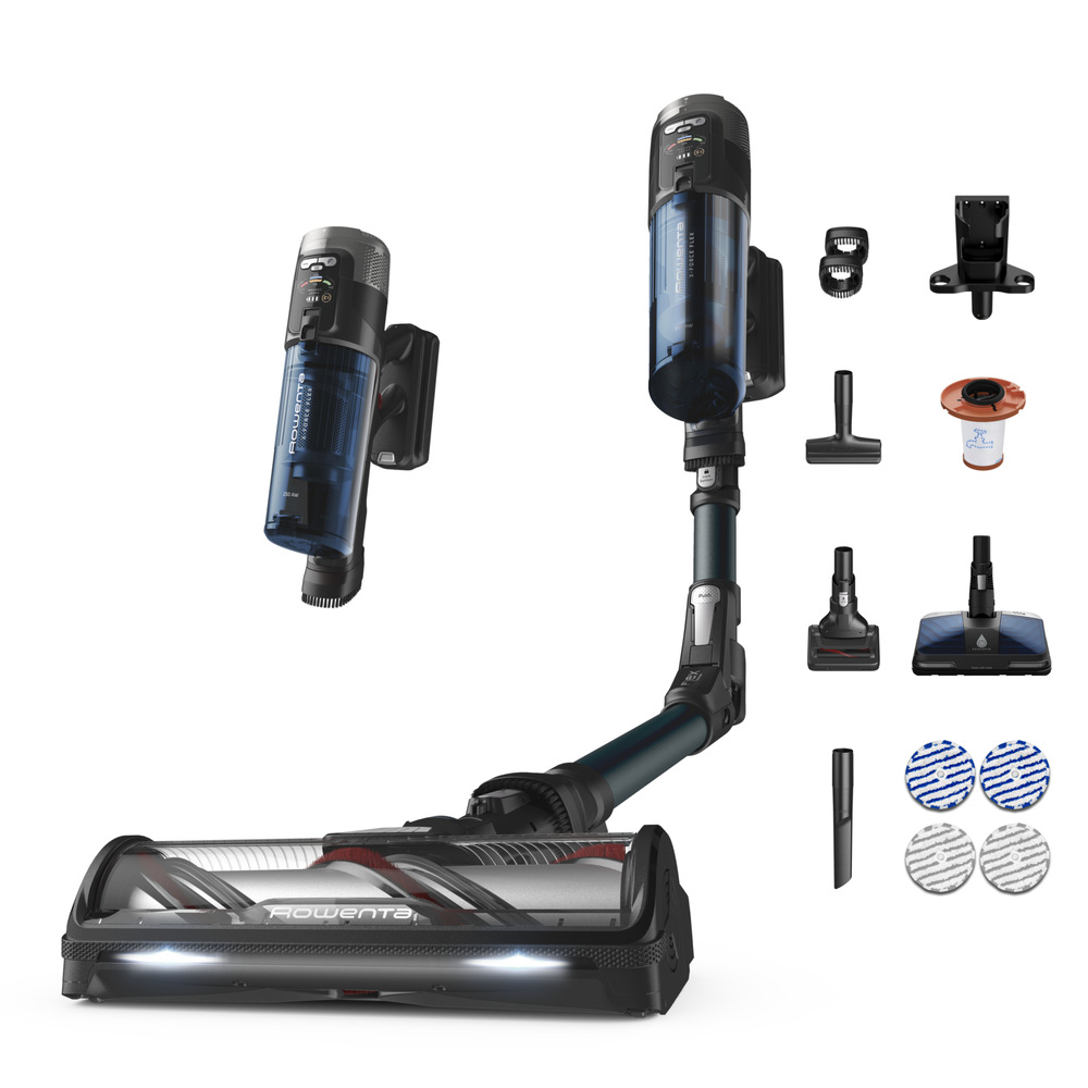 Tyčový vysavač Rowenta X-Force Flex 13.60 Auto RH9AD1WO šedý/modrý Tyčový vysavač Rowenta X-Force Flex 13.60 Auto RH9AD1WO šedý/modrý