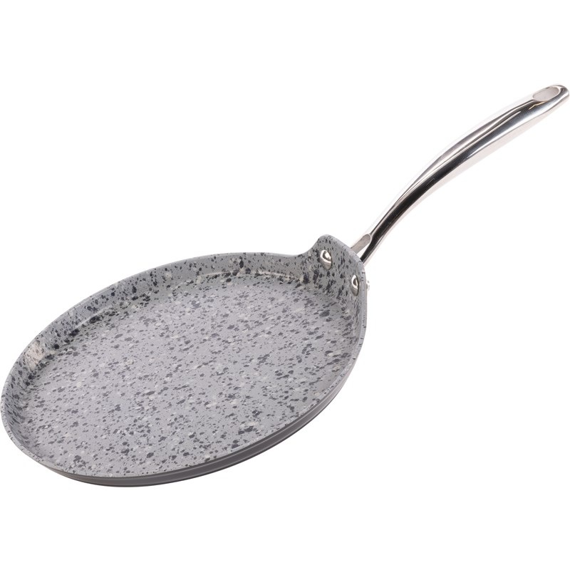 Pánev palačinková Lamart LT1291 GRANIT, 25 cm černá/šedá