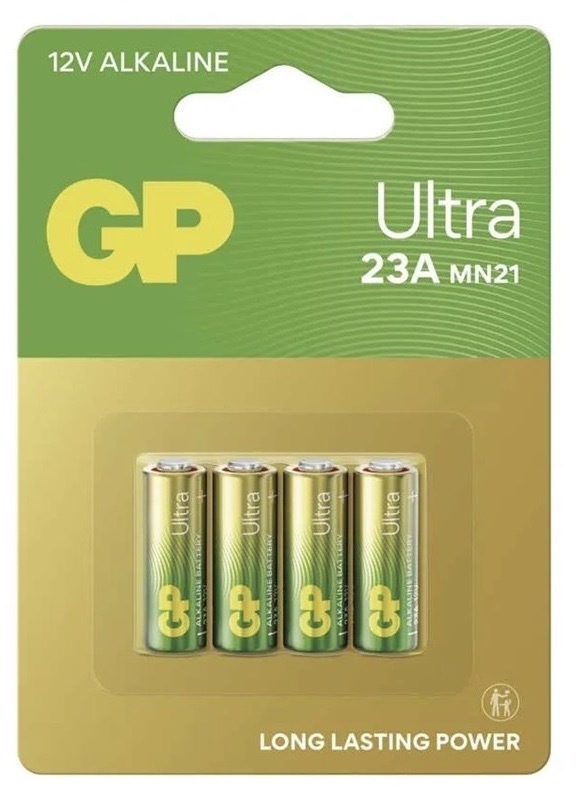 Baterie alkalická GP alkalická Ultra 23A (4 ks)
