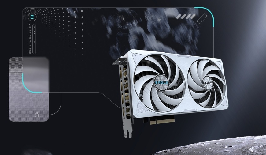 Grafická karta GIGABYTE GeForce RTX 5060 Ti EAGLE ICE OC 8G
