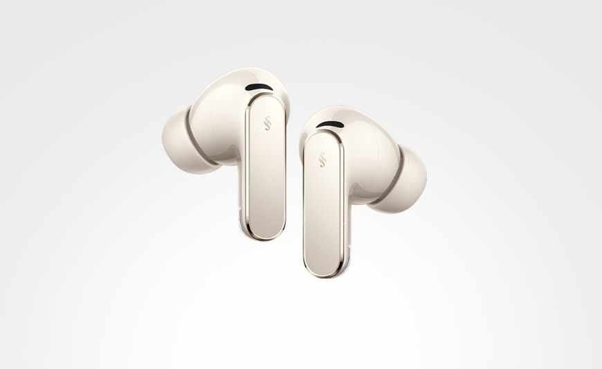 Detail sluchátek Huawei FreeBuds Pro 5 s hladkými zády