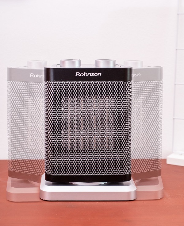 Teplovzdušný ventilátor Rohnson R-8063 černý/stříbrný Teplovzdušný ventilátor Rohnson R-8063 černý/stříbrný
