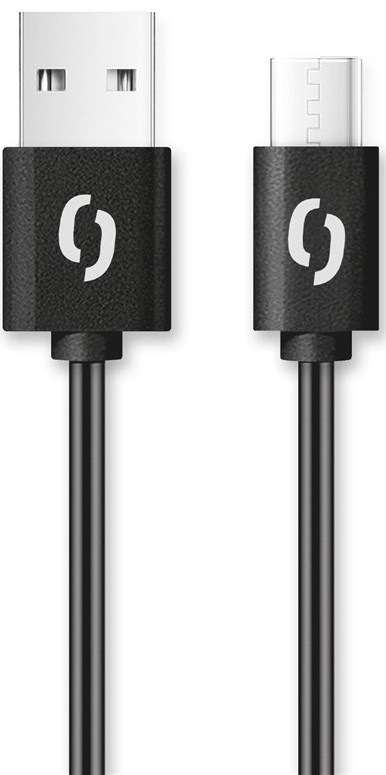 Kabel Aligator Power USB/USB-C, 3A, 1m - černý