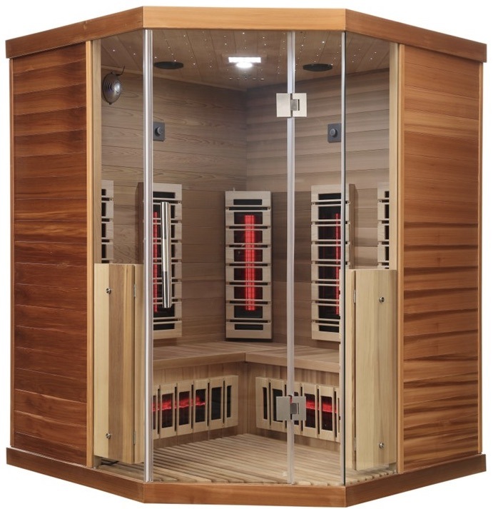 Infrasauna Belatrix Cedr Superior 3/4 RegenaRay