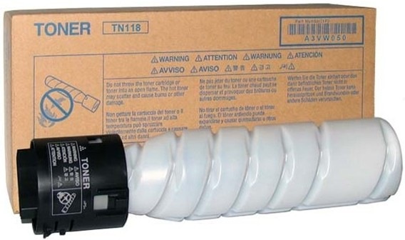 Toner Konica Minolta TN118, A3VW050, A3VW051, 24000 (2x12000)str., 2x 281,5g - černý