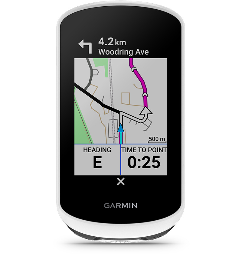 Cyklopočítač s GPS Garmin EDGE Edge Explore 2 černý/bílý