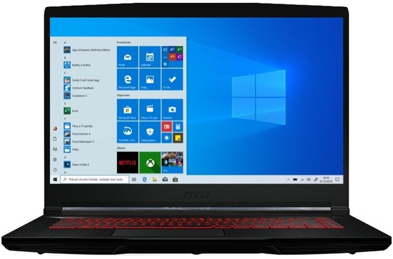Notebook MSI GF65 9SEXR černý