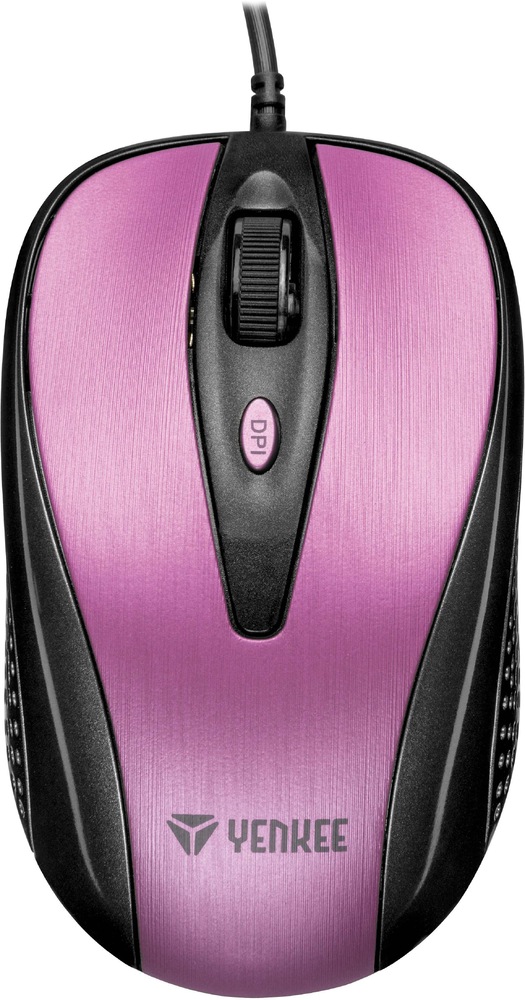 Myš YENKEE YMS 1025PK USB Quito růžová YENKEE YMS 1025PK USB Quito