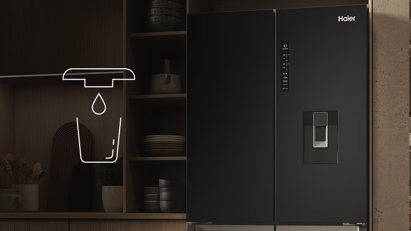 Americká lednice Haier HCR7818DWPT nerez HARHCR7818DWPT_08