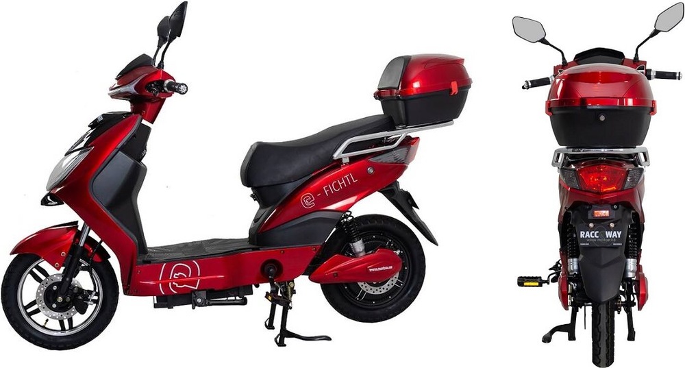 Elektroskútr RACCEWAY E-FICHTL 12Ah červený RACCEWAY E-Fichtl