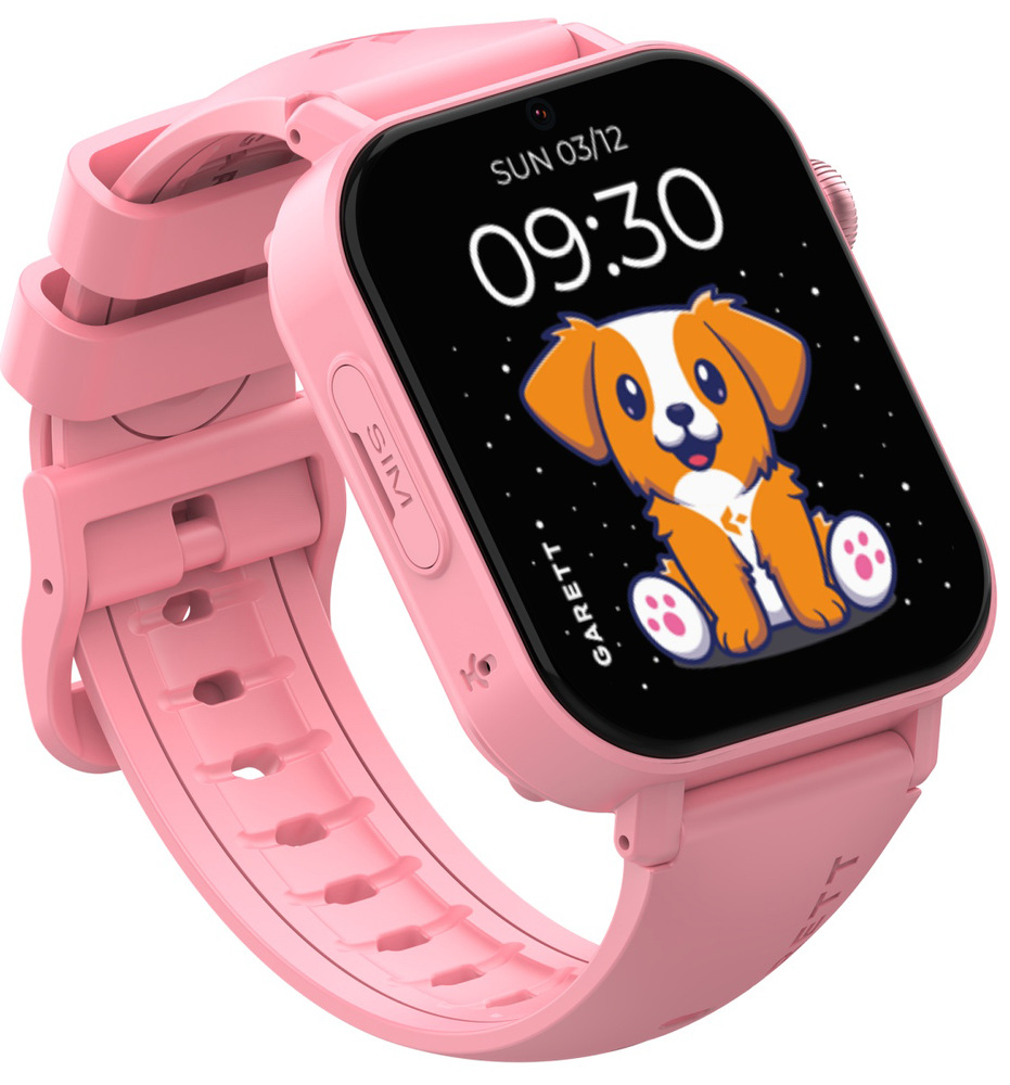Chytré hodinky Garett Kids Rel 4G růžové