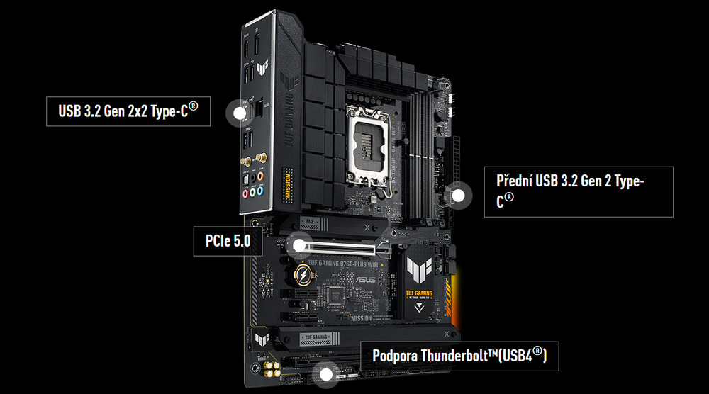 Základní deska Asus TUF Gaming B760-PLUS WIFI Základní deska Asus TUF Gaming B760-PLUS WIFI