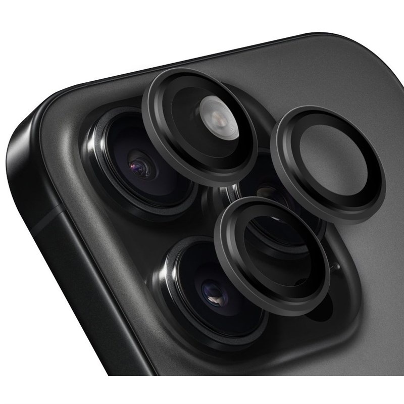 Ochranné sklo čočky fotoaparátu Obal:Me Lens Protector na Apple iPhone 16 Pro/16 Pro Max černé