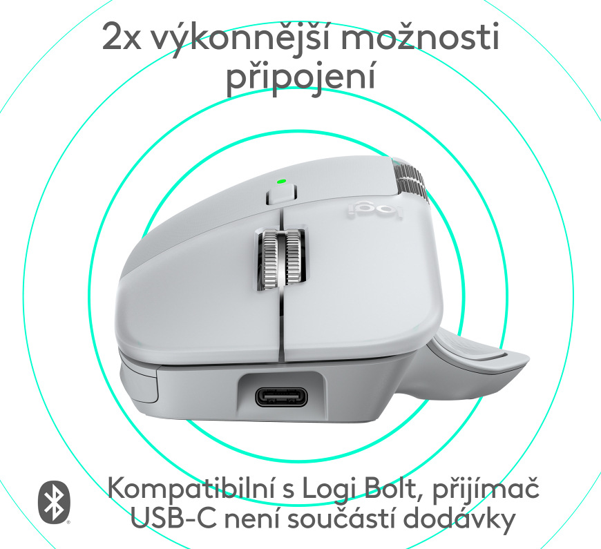 Myš Logitech MX Master 4 for Mac bílá