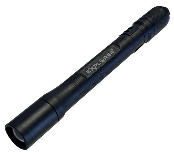 Svítilna Viking se světelným tokem 130 lm, černá barva