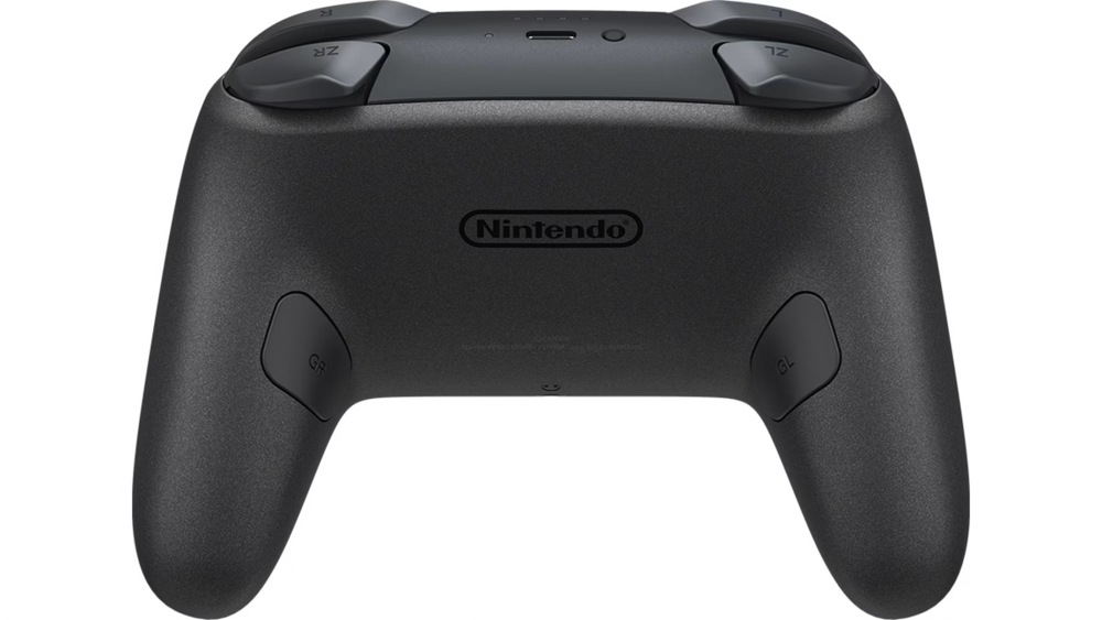 Gamepad Nintendo Switch 2 Pro Controller Resident Evil RE pohled zespodu
