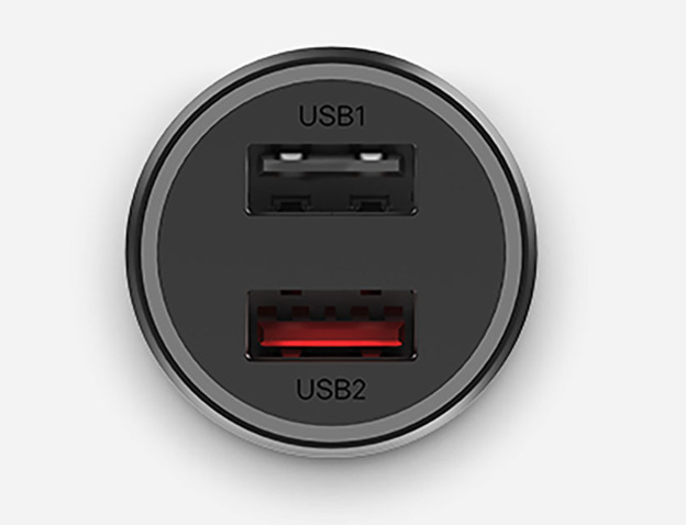 Adaptér do auta Xiaomi Mi 37W DualPort Car Charger černý Adaptér do auta Xiaomi Mi 37W DualPort Car Charger černý
