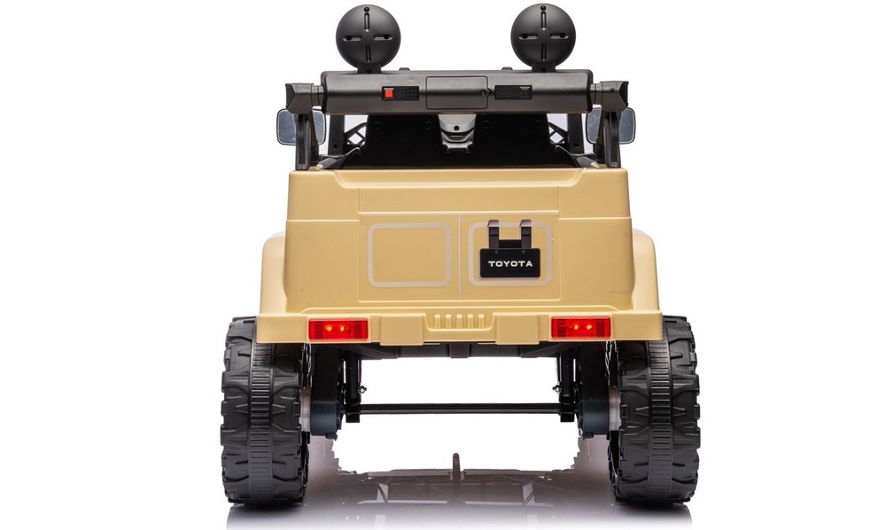 Elektrické autíčko ELJET® Toyota FJ Cruiser khaki Elektrické auto Eljet Toyota FJ Cruiser hnědožlutá/khaki