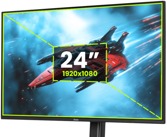 Herní monitor IIYAMA G-Master GB2471HS-B1 černý Rychlý IPS panel monitoru G-Master GB2471HS-B1