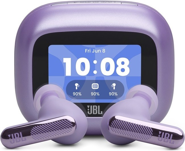Bezdrátová sluchátka JBL Live Beam4, fialová barva