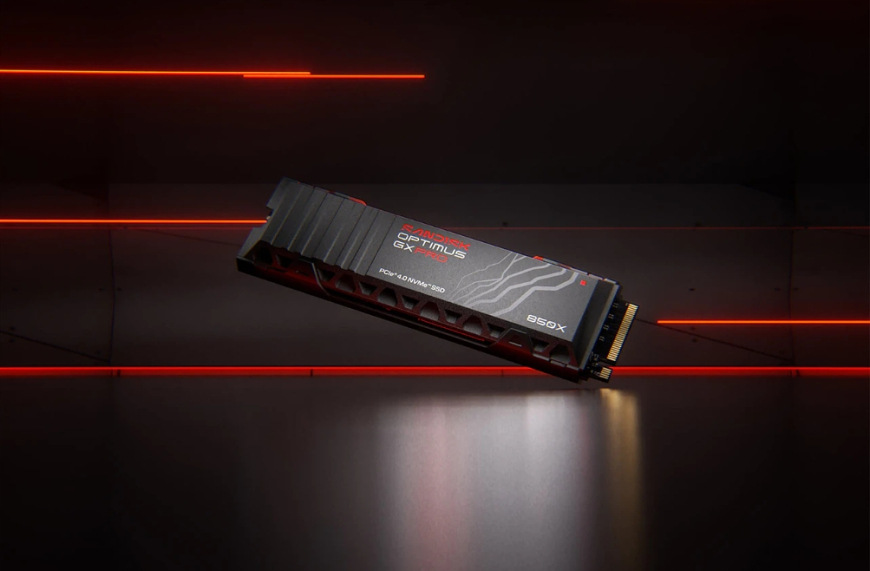 SSD SANDISK Optimus GX PRO 850X Heatsink 8TB PCIe Gen4 NVMe černý Herní SSD SANDISK Optimus GX PRO 850X Heatsink s rozhraním PCIe 4.0 NVMe