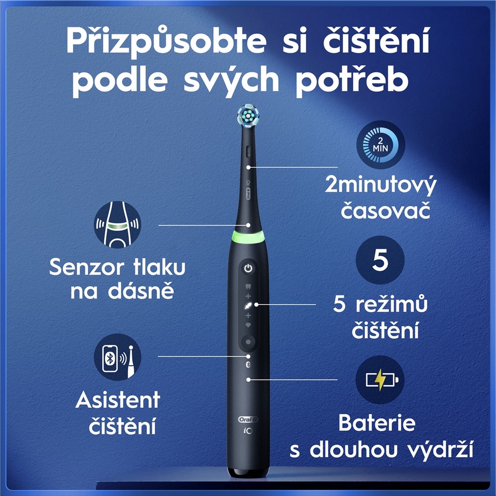Funkce kartáčku Oral-B iO5 Leo print