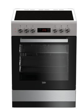 Sklokeramický sporák Beko FSM 67320 GXS nerez
