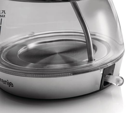 Rychlovarná konvice Gorenje K17GPD nerez/sklo